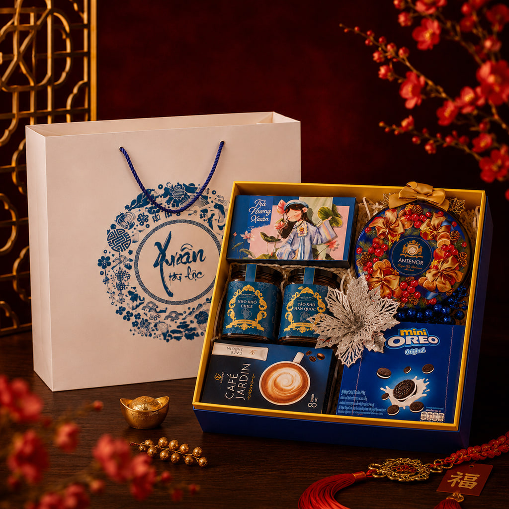 Xuân Phát Tài Lộc — Set II. Ảnh sản phẩm từ website An Nhiên.